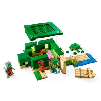 Lego Minecraft - A Casa Tartaruga de Praia