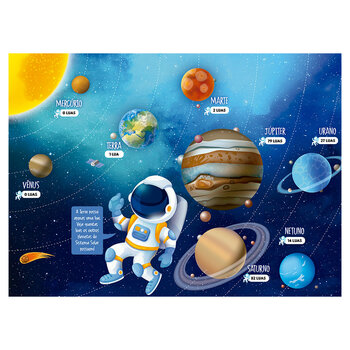 Grow - Quebra-cabeça 100 Peças Conhecendo os Planetas