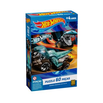 Grow - Quebra-cabeça 60 Peças HotWheels