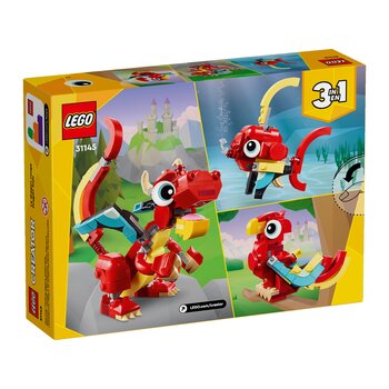 Lego Creator 3 em 1 - Dragão Vermelho