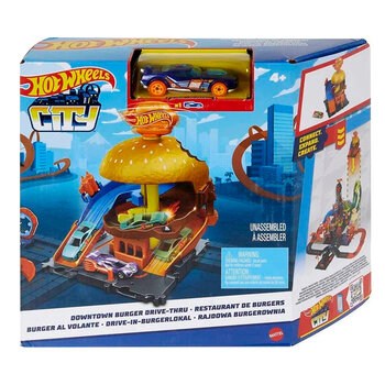 MATTEL Hot Wheels City Pista Burguer Drive Thru