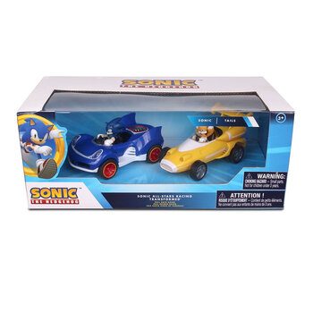 FUN Sonic Carros Tails e Sonic Pull Back