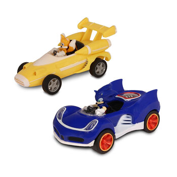 FUN Sonic Carros Tails e Sonic Pull Back