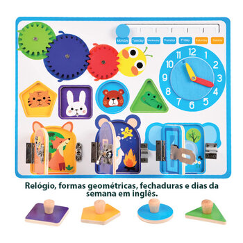 POLIBRINQ Educaplay Tabuleiro Formas Geométricas