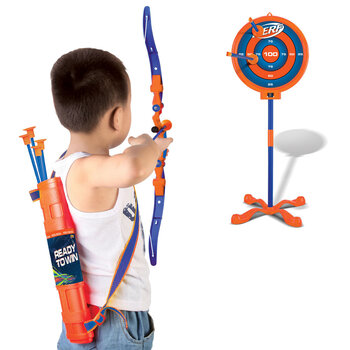 FUN TOYS Nerf Lançador Arco e Flecha Com Alvo