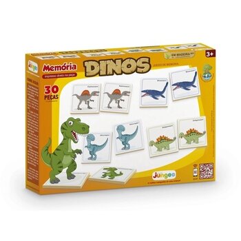 JUNGES Memória Dinos 30 Peças