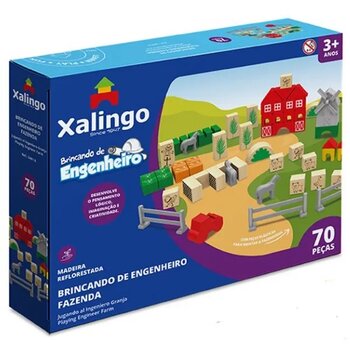 XALINGO Brincando de Engenheiro na Fazenda 70 Peças