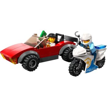 Lego City - Perseguição de Carro com Moto Policial