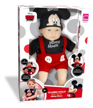 ROMA Mickey Classic Dolls Recém Nascido