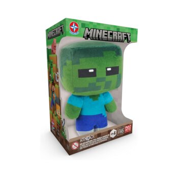 Estrela Pelúcia Zumbi Minecraft