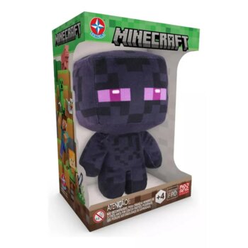 Estrela Pelúcia Enderman Minecraft