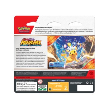 Copag Blister Triplo Pokémon TCG Pachirisu EV8 Fagulhas Impetuosas