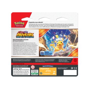 Copag Pokémon EV8 Fagulhas Impetuosas Blister Quadruplo