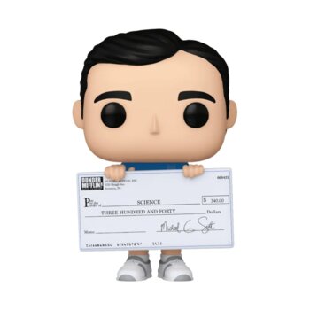 Funko Pop! The Office Michael com Cheque