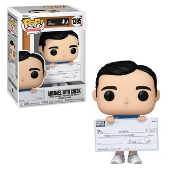 Funko Pop! The Office Michael com Cheque