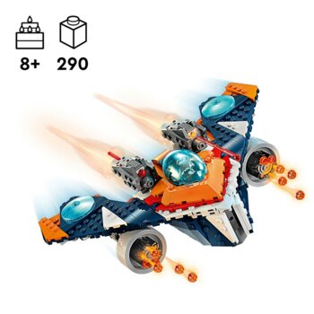 Lego Marvel - Warbird do Rocket vs Ronan