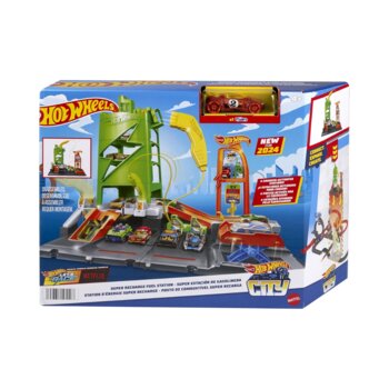 Hot Wheels - City Pista Super Posto de Gasolina