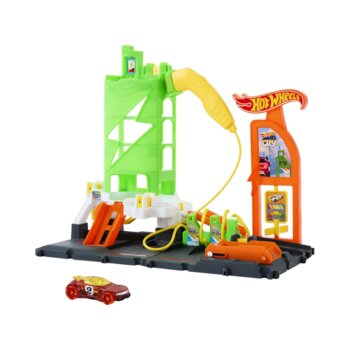 Hot Wheels - City Pista Super Posto de Gasolina