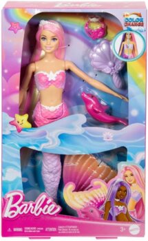 Mattel - Barbie Sereia Cores Mágicas