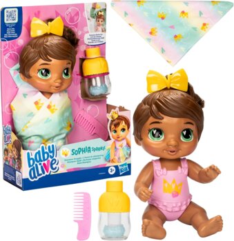 Baby Alive - Boneca Bebê Shampoo Sophia Sparkle