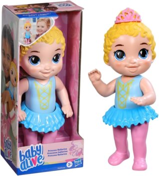 Baby Alive - Boneca Bebê Doce Bailarina Loira