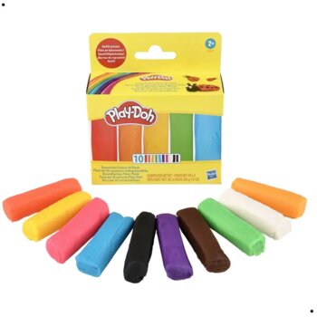 Play Doh - Kit Com 10 Cores Básicas