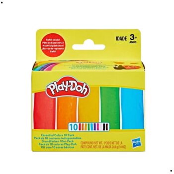 Play Doh - Kit Com 10 Cores Básicas