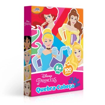 Toyster - Quebra Cabeça 100 peças Disney Princess