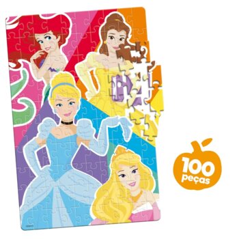 Toyster - Quebra Cabeça 100 peças Disney Princess