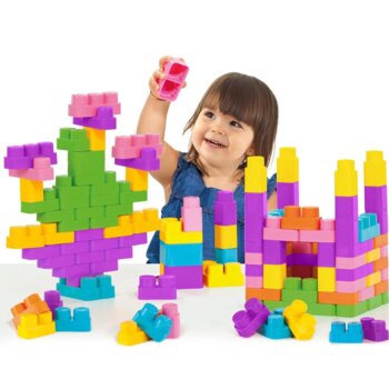 Cardoso Toys - Baby Land Block Box 90 Peças Menina