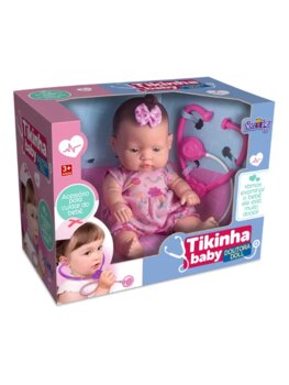 Nova Toys - Tikinha Baby Doutora Doll Branca