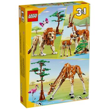 Lego Creator 3 em 1 - Animais Selvagens do Safari