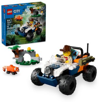 Lego City - Missão Explorador da Selva ATV Panda Vermelho