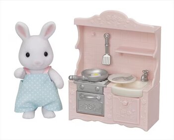 Sylvanian Families -  Conjunto de Cozinha do Papai Coelho de Neve