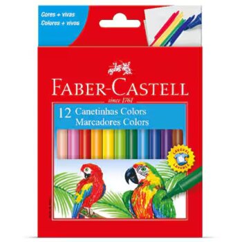 Faber Castell - Canetinhas 12 Cores