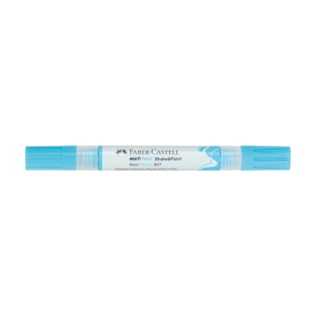 Faber Castell - Marcador MultiMark Multisuperfície Azul Pastel