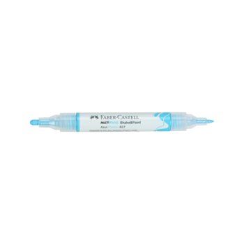 Faber Castell - Marcador MultiMark Multisuperfície Azul Pastel