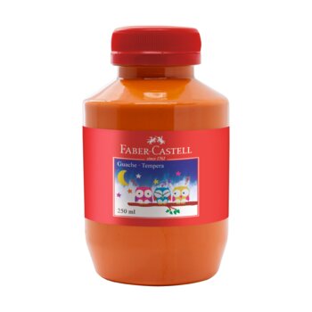 Faber Castell - Tinta Guache Laranja 250ml