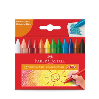 Faber Castell - Gizão de Cera 12 Cores