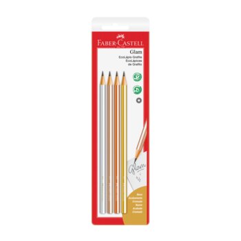 Faber Castell - Ecolapis Grafite Glam, 4 un