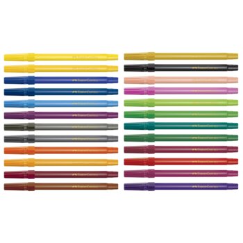 Faber Castell - Canetinha Hidrográfica 24 Cores