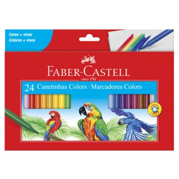 Faber Castell - Canetinha Hidrográfica 24 Cores