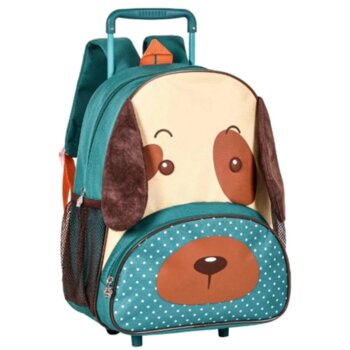 UP - Mochila De Rodinha Pequena Infantil Cachorro