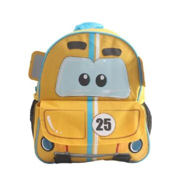 UP - Mochila Infantil Escolar Carrinho