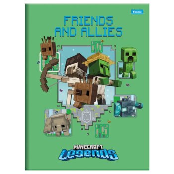 Foroni - Caderno Brochura Minecraft 80Fls. Grande