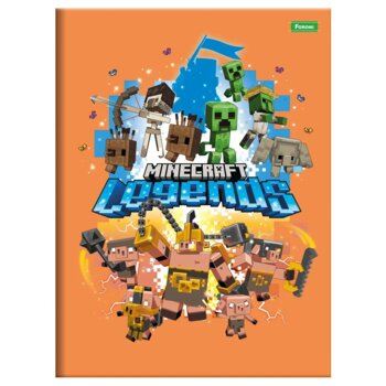 Foroni - Caderno Brochura Minecraft 80Fls. Grande