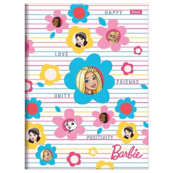 Foroni - Caderno Brochura Barbie 80Fls. Grande