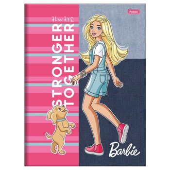 Foroni - Caderno Brochura Barbie 80Fls. Grande