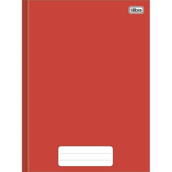 Caderno Brochura Capa Dura Pepper Vermelho 80Fls.