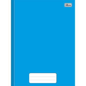 Tilibra - Caderno Brochura Capa Dura 1/4 Pepper Azul 80Fls.